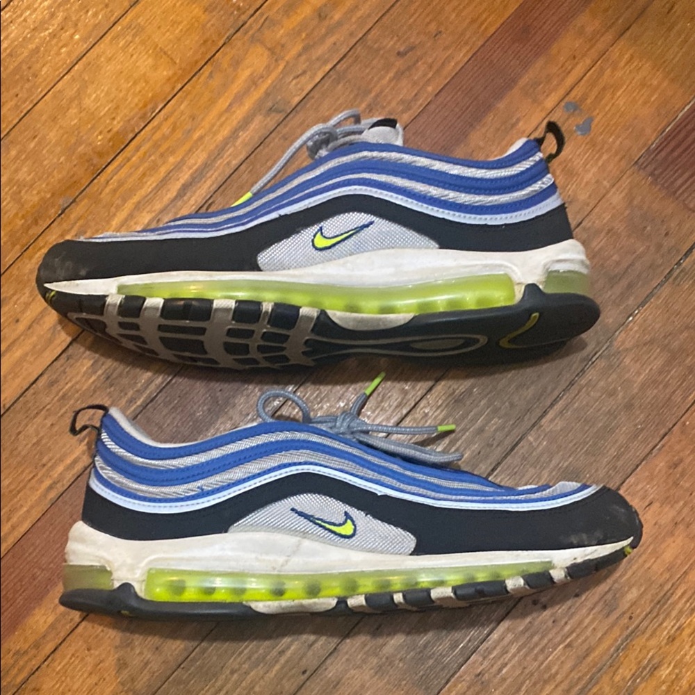 Nike Air Max 97 Blue and Black Sneakers